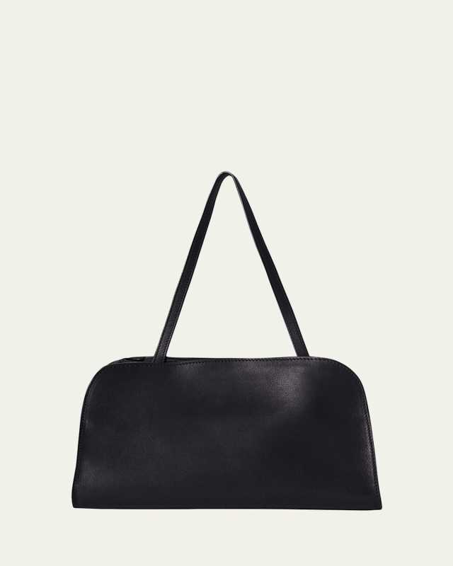 Peggy Clutch Shoulder Bag in Saddle Leather